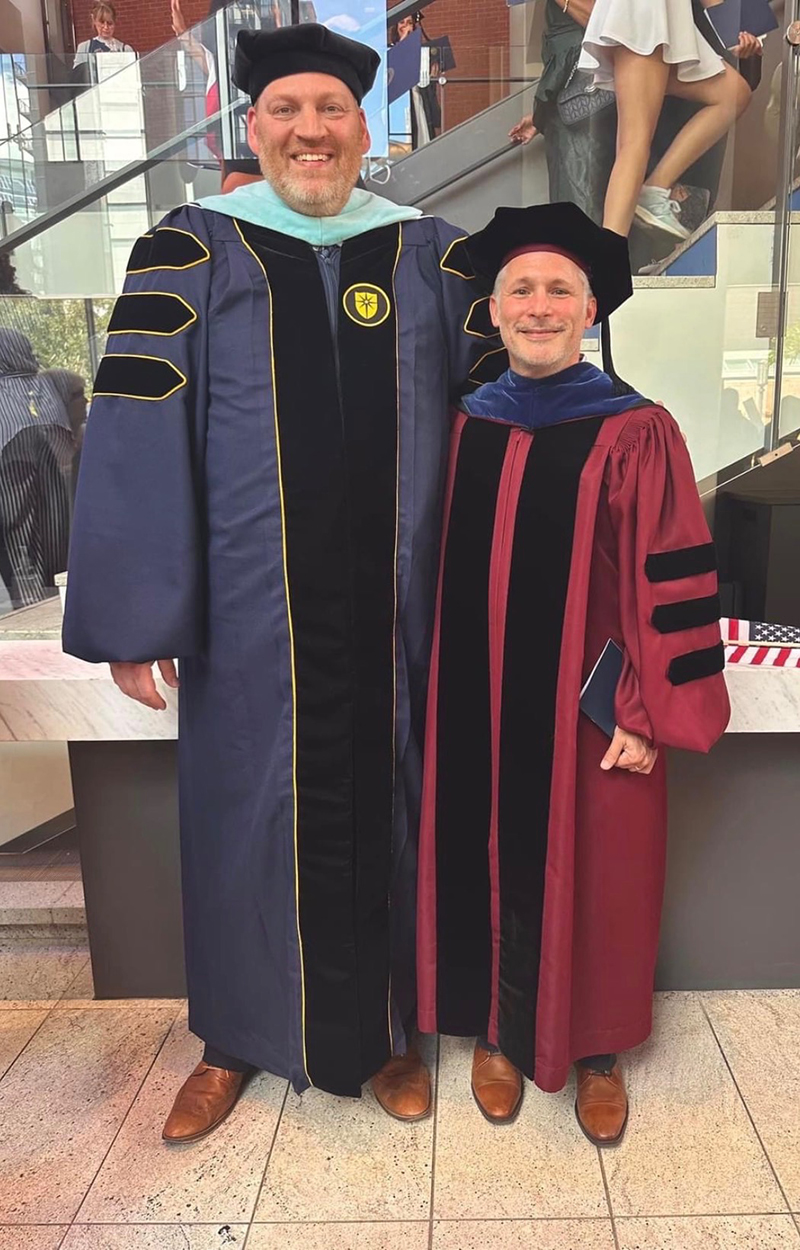 Dr. Jeremy Schmidt graduation