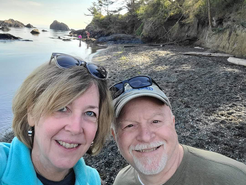 Dr. Lisa Fournier and her husband