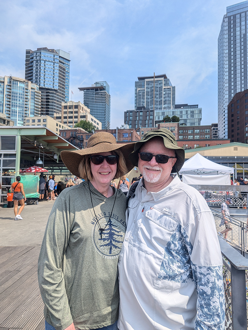 Dr. Lisa Fournier and her husband